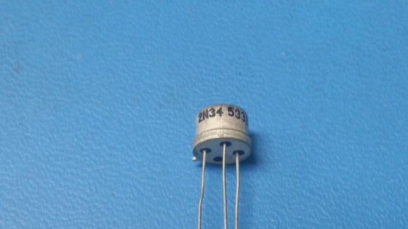 (1 PC) 2N34 Small Signal Bipolar Transistor 0.1A 1-Element PNP Germanium TO-5