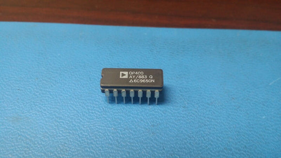 (1 PC) OP400AY/883 AD Op Amplifier, 4 Func, 270uV Offset-Max, BIPolar, CDIP14
