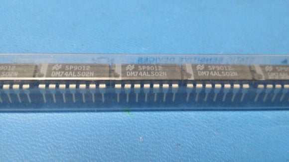 (2 PCS) DM74ALS02N NSC, FSC, NOR Gate, ALS Series, 4-Func, 2-Input, TTL, PDIP14
