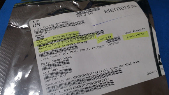 (1 PC) TMS320F28026DAS TI IC MCU 32BIT 32KB FLASH 38TSSOP ROHS