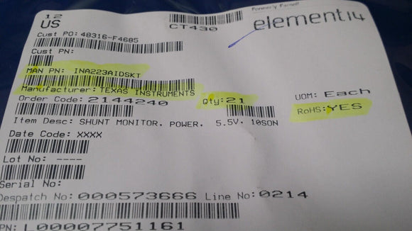 (1 PC) OPA692IDBVTG4 TI Video Amp 1 Buffer SOT-23-6 ROHS