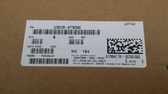(1PC) LC4512B-5FTN256C Lattice IC CPLD 512MC 5NS 256FTBGA
