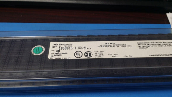 (1 PC) 1658615-1 TE Connectivity CONN D-SUB PLUG 37POS IDC ROHS