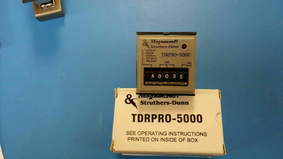 (1 PC) TDRPRO-5000 MAGNECRAFT Time Delay Relay DC12V to 240VAC 12A