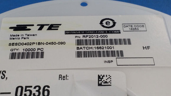 (10 PCS) SESD0402P1BN-0450-090 TVS Diodes 0402 PKG 9V 4.5pF SESD PROTECTOR ROHS