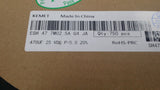 (50PCS) ESH477M025AG4JA KEMET Aluminum Electrolytic Capacitor 470uF 25V 20% ROHS