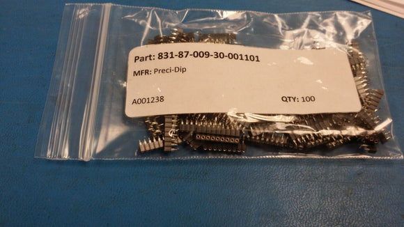 (10pcs) 831-87-009-30-001101 9 Position Socket Connector 0.079  (2.00mm) Surface