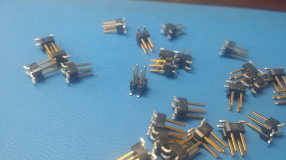 (10 PCS) TSM-102-01-L-DV SAMTEC, CONN HEADER SMD 4POS 2.54MM