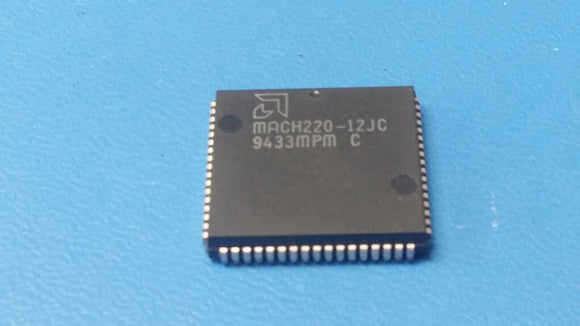 (1 PC) MACH220-12JC AMD EE PLD, 16ns, 96-Cell, CMOS, PLCC68