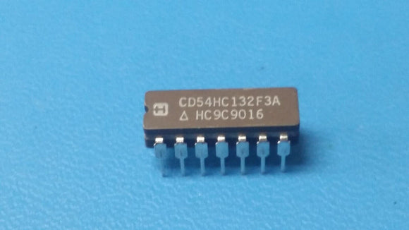 (1 PC) CD54HC132F3A HARRIS NAND Gate 4-Element 2-IN CMOS 14-Pin CDIP