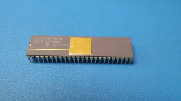 (1 PC) Z8001ADC AMD Microprocessor, 16-Bit, 6MHz, NMOS, CDIP48