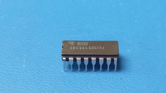 (1 PC) SNC54LS367AJ TI Bus Driver 2-Func 6-Bit True Output TTL CDIP16 VINTAGE