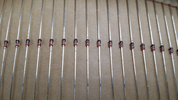 (25 PCS) BAT85 PHILIPS Diode Schottky 30 V 200mA Through Hole DO-34