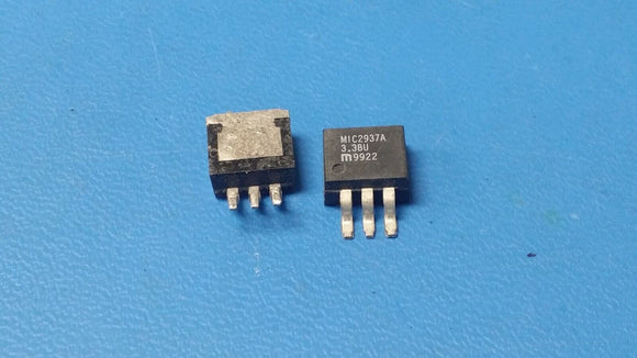(10 PCS) MIC2937A-3.3BU IC REG LINEAR 3.3V 750MA TO263-3