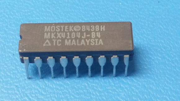 (1 PC) MKX4104J-84 OLD MEMORY IC 18 PIN CERAMIC DIP