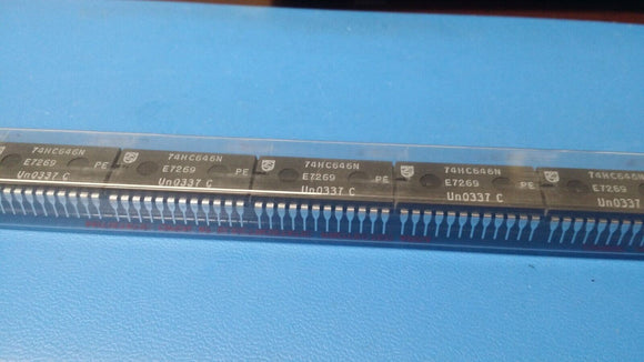 (1 PC) 74HC646N PHILIPS Bus XCVR Single 8-CH 3-ST 24-Pin PDIP