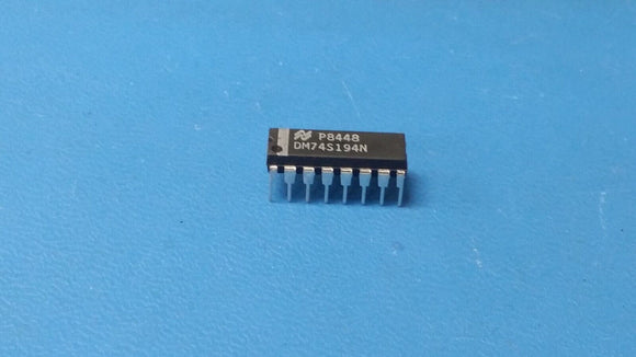 (10 PCS) DM74S194N NSC 4-BIT BIDIRECTIONAL SHIFT REGISTER PDIP16