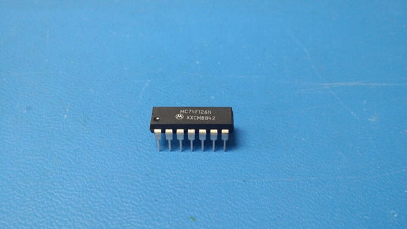 (10 PCS) MC74F126N MOTOROLA IC BUFFER NON-INVERT 5.5V 14DIP