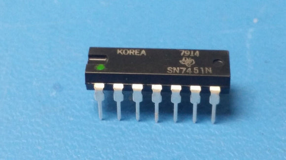 (1 PC) TI SN7451N DC:7914 DIP IC FOR APPLE 1