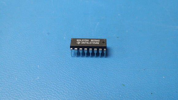 (2 PCS) SN74LS155AN TI IC DECODER/DEMUX 1X2:4 16DIP