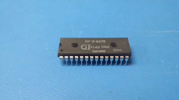 (1 PC) AY-3-8475 GI IC 28 PIN DIP