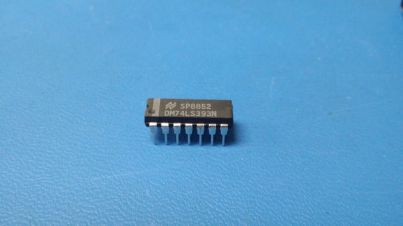 (2 PCS) DM74LS393N NSC IC COUNTER BIN DUAL 4BIT 14-DIP