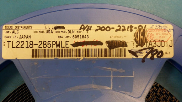 (10 PCS) TL2218-285PWLE TI 9-LINE SCSI BUS TERMINATOR 5V TSSOP 20-PIN