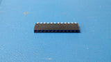 (4 PCS) SQT-112-01-F-S SAMTEC CONN RCPT 12POS 0.079 GOLD PCB ROHS