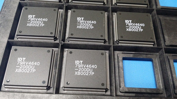 (1 PC) IDT79RV4640-200DU IDT IC MPU MIPS-I 200MHZ 128QFP