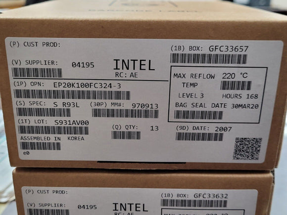 (1 PC) EP20K100FC324-3 Altera IC FPGA 252 I/O 324FBGA