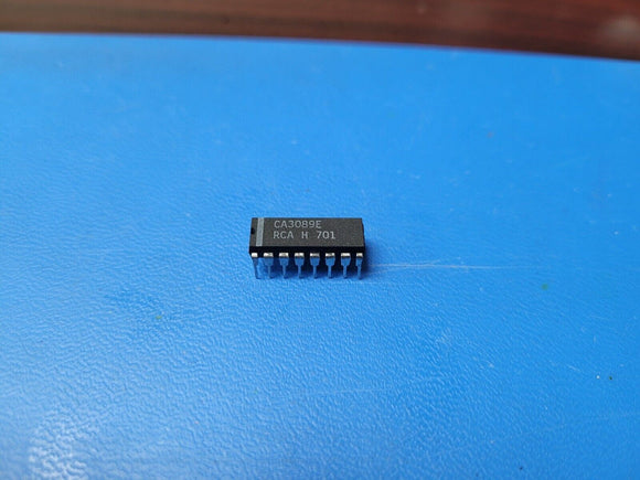 (1 PC) CA3089E RCA Audio Demodulator, FM, Bipolar, PDIP16