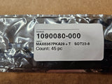 (3pcs) MAX6367PKA29+ Supervisor Open Drain or Open Collector 1 Channel SOT-23-8