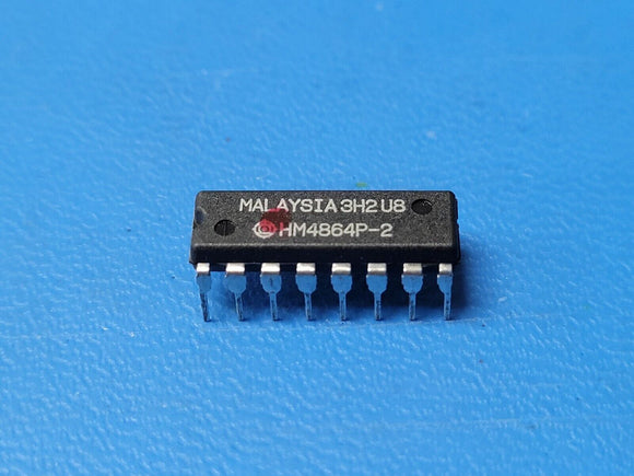 (10 PCS) HM4864P-2 HIT Page Mode DRAM, 64KX1, 200ns, MOS, PDIP16