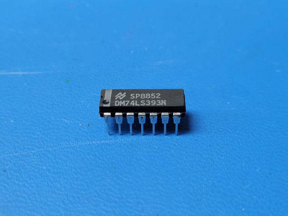 (10 PCS) DM74LS393N NSC IC COUNTER BIN DUAL 4BIT 14-DIP