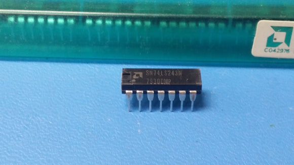 (10 PCS) SN74LS243N AMD IC TXRX NON-INVERT 5.25V 14DIP