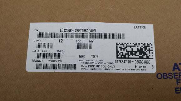 (1PC) LC4256B-75FT256ACAHV IC CPLD 256MC 7.5NS 256FTBGA