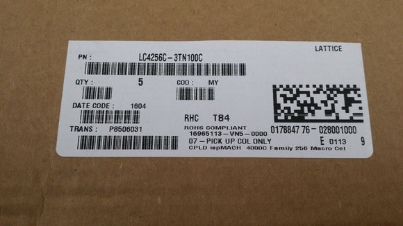 (1PC) LC4256C-3TN100C IC CPLD 256MC 3NS 100TQFP