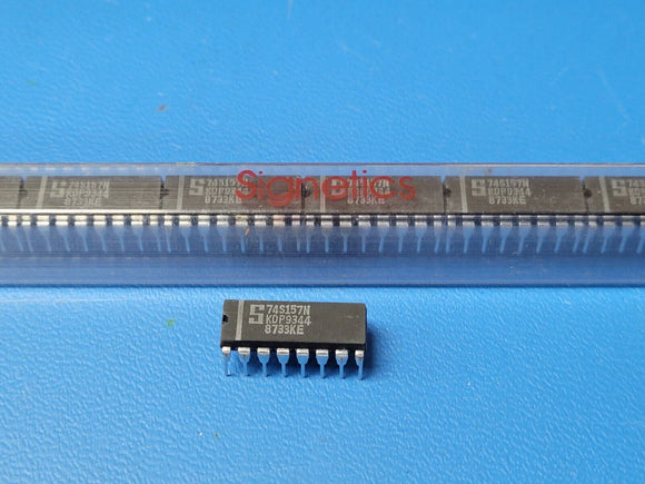 (10 PCS) 74S157N SIGNETICS IC MULTIPLEXER 4 X 2:1 16DIP