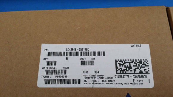 (1PC) LC4384B-35T176C IC CPLD 384MC 3.5NS 176TQFP