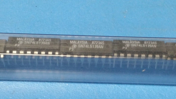 (25 PCS) SN74LS139AN TI IC DECODER/DEMUX 1X2:4 16DIP