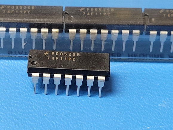 (25 PCS) 74F11PC FSC AND Gate 3-Element 3-IN Bipolar 14-Pin PDIP