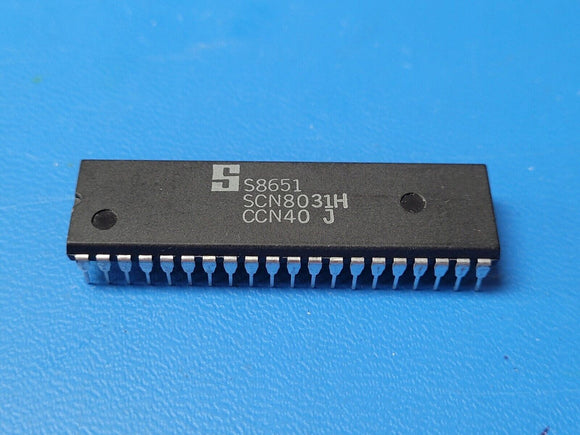 (1 PC) SCN8031HCCN40 Microcontroller 8-Bit 8051 CPU 12MHz MOS PDIP40