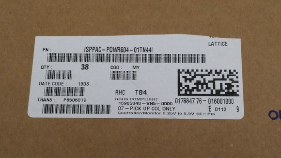 (1PC) ISPPAC-POWR604-01TN44I IC ISP POWER MGR ANLG/LOG 44TQFP