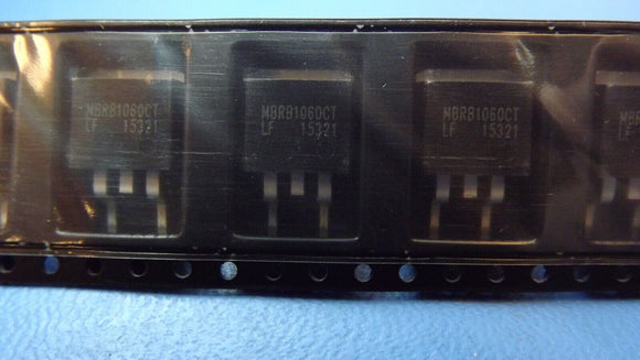 (10PCS) MBRB1060CT Diode Schottky 60V 10A 3-Pin(2+Tab) D2PAK