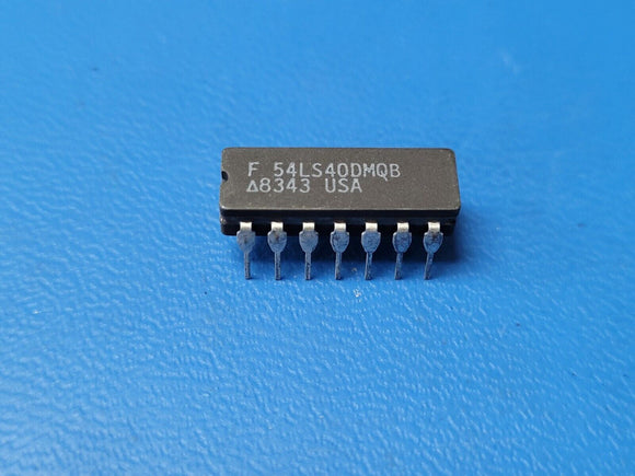 (1 PC) 54LS40DMQB FSC NAND Gate, 2-Func, 4-Input, TTL, CDIP14