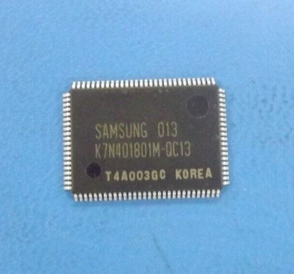 (1PC) K7N401801M-QC13 SRAM Chip Sync Single 3.3V 4M-Bit 256Kx16 5ns 100-PinPQFP