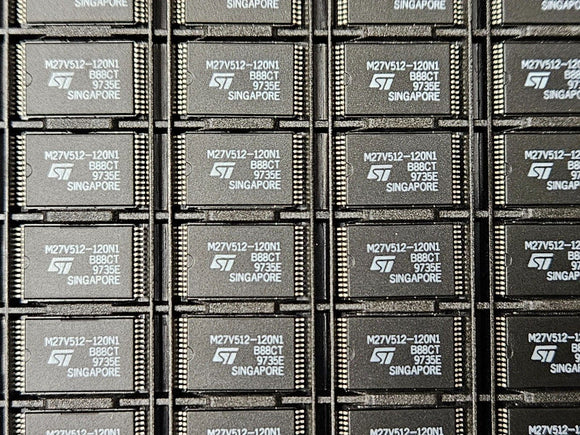 (234PCS) M27V512-120N1 EPROM OTP 512K-Bit 64K x 8 120ns 28-Pin TSOP