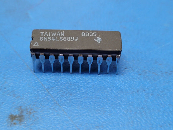(1 PC) SN54LS689J TI Identity Comparator 8-Bit Inverted Output TTL CDIP20