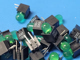 (4 PCS) 550-2205 DIALIGHT LED Uni-Color Green 563nm 2-Pin Bulk