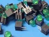(4 PCS) 550-2205 DIALIGHT LED Uni-Color Green 563nm 2-Pin Bulk